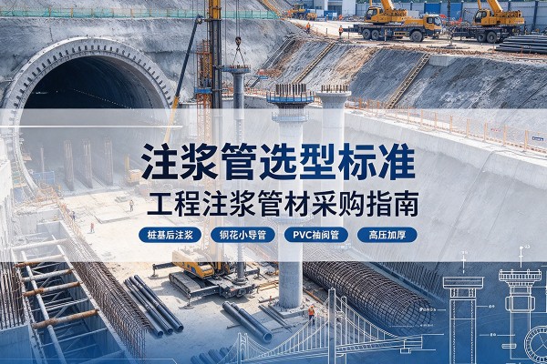 农安注浆管选型标准