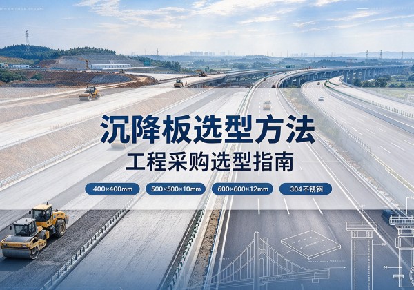 农安沉降板选择方法